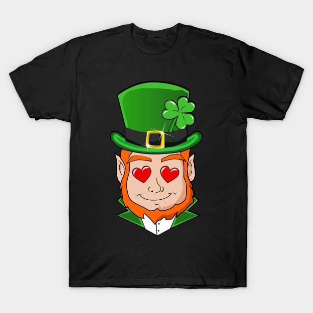 Funny Saint Patricks Day Leprechaun Love T-Shirt by BansheeApps